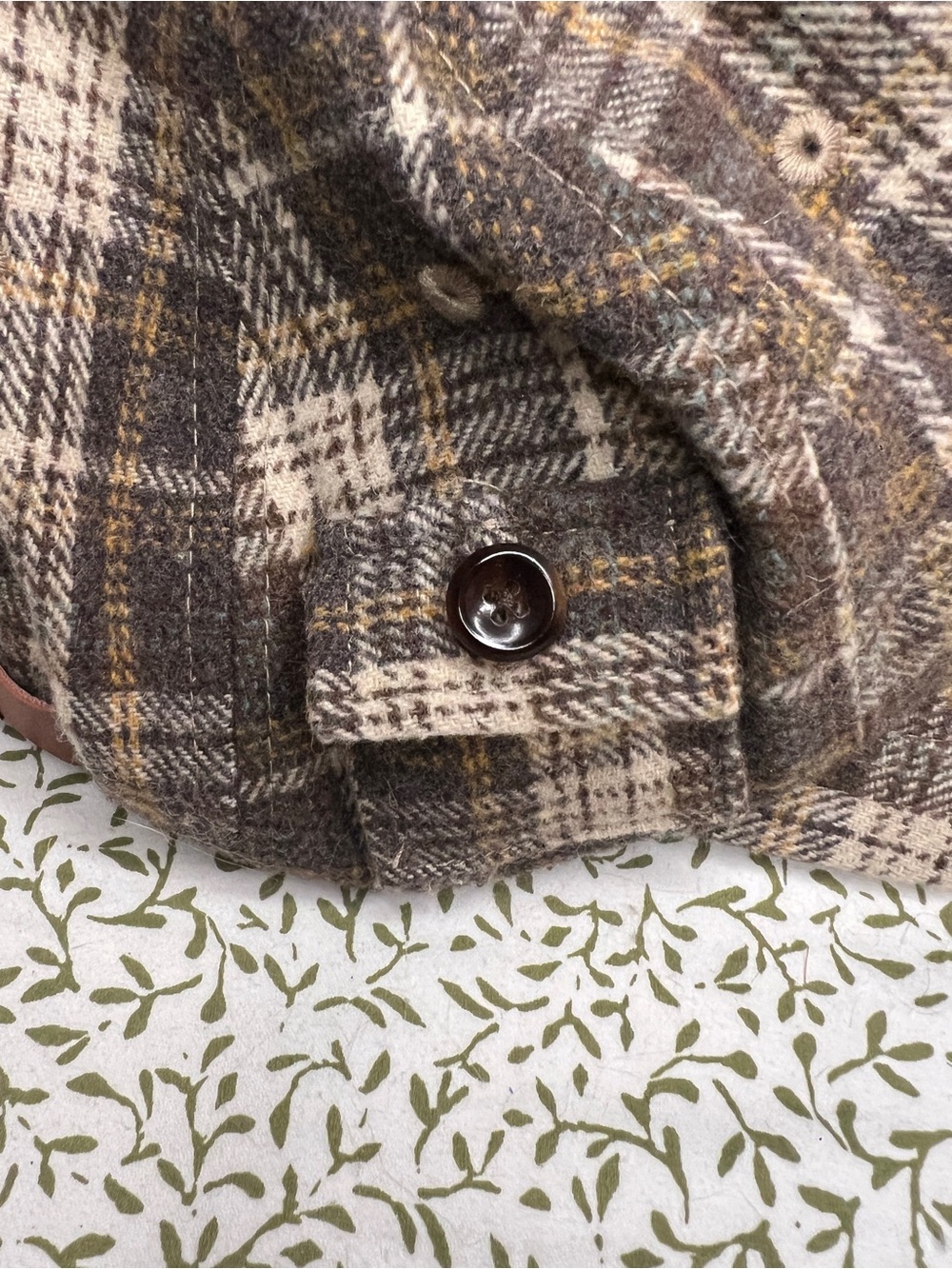 Tombogo wool-blend plaid baseball cap! - Picture 4 of 6